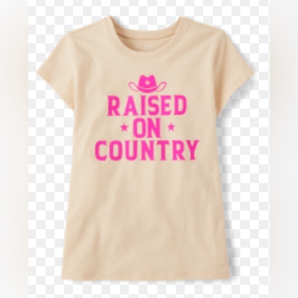 Raised on Country with cowboy graphic t-shirt